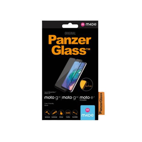 PanzerGlass | Screen protector - glass | Motorola Moto E7 Power, G10, G30 | Glass | Black | Transparent